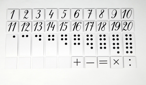 Наглядное пособие по арифметике: |набор магнитных карточек